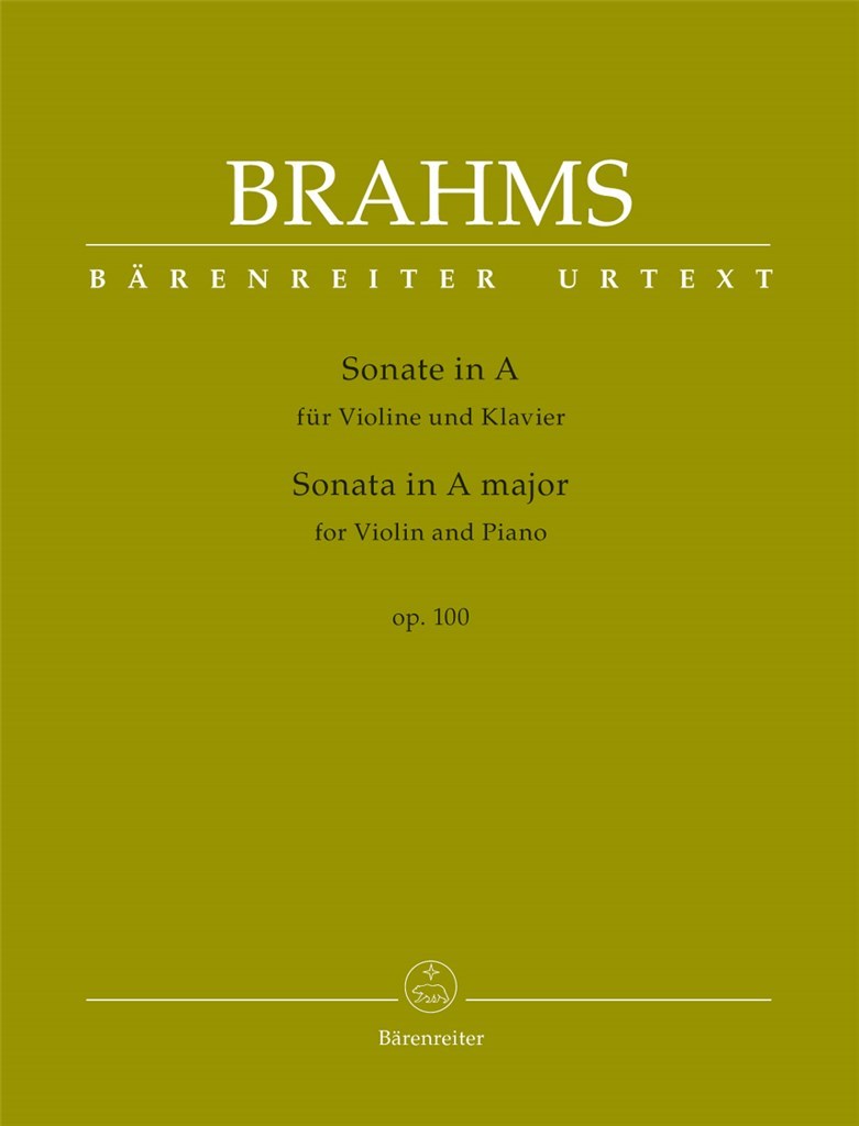 Sonata in A major for Violin and Piano op. 100